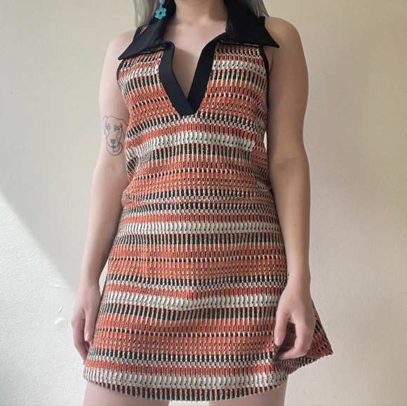 Urban Outfitters Retro Vintage Collared Polo Dress - Picture 2 of 9